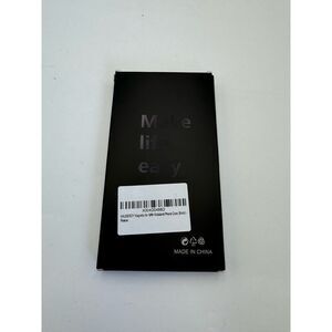 Vauserdy IPhone 16‎ Pro Max Leather Magnetic Kickstand Smartphone Case Black